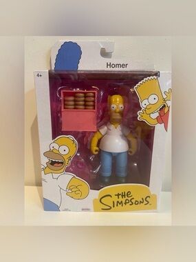 The Simpsons 5" Homer Simpson with Donuts Collectible Action Figure cake topper